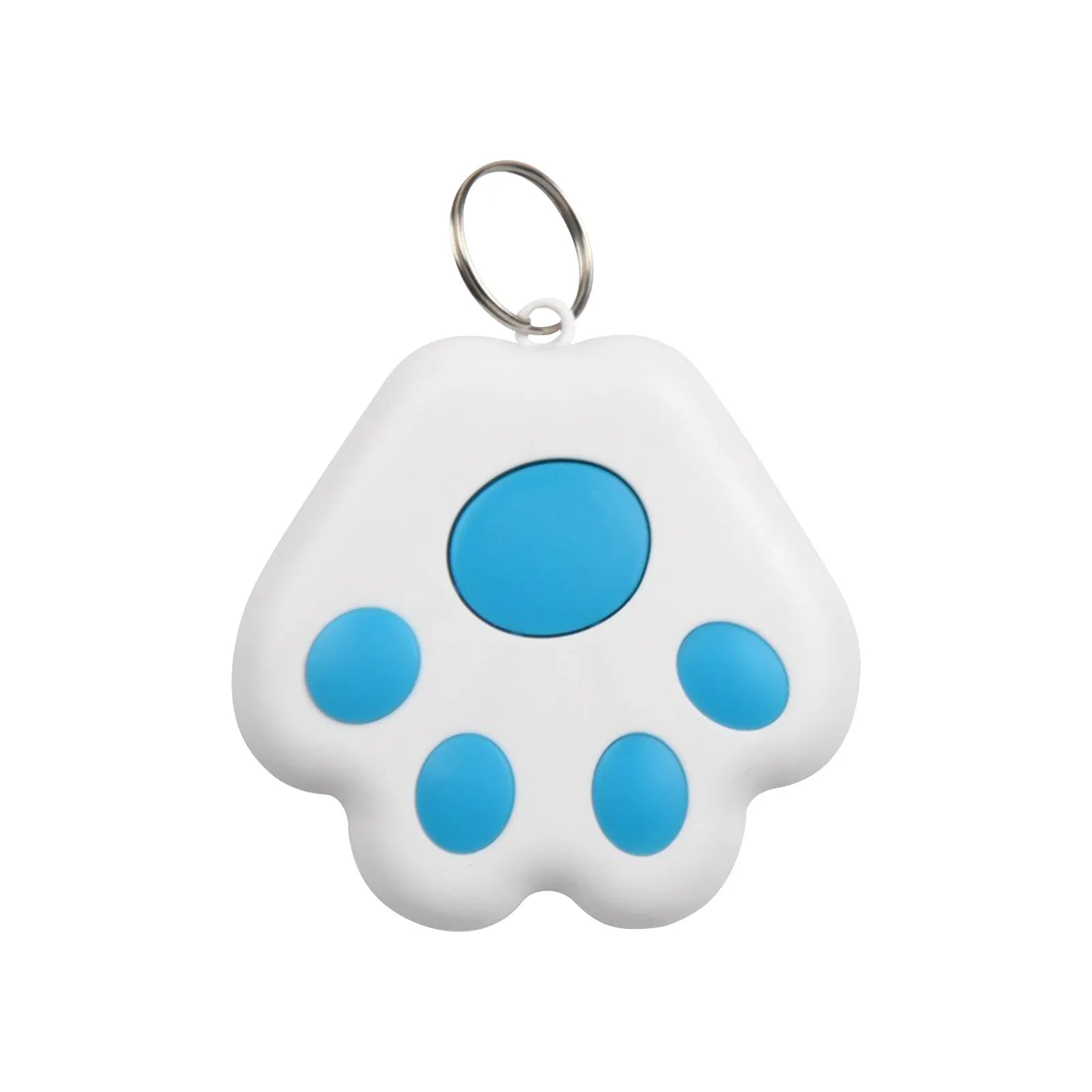 Dog Paw Shape Mini Smart GPS Tracker Keys Finder Locator Bluetooth anti Lost Alarm Sensor Device Tracker for Kids Pets Luggage