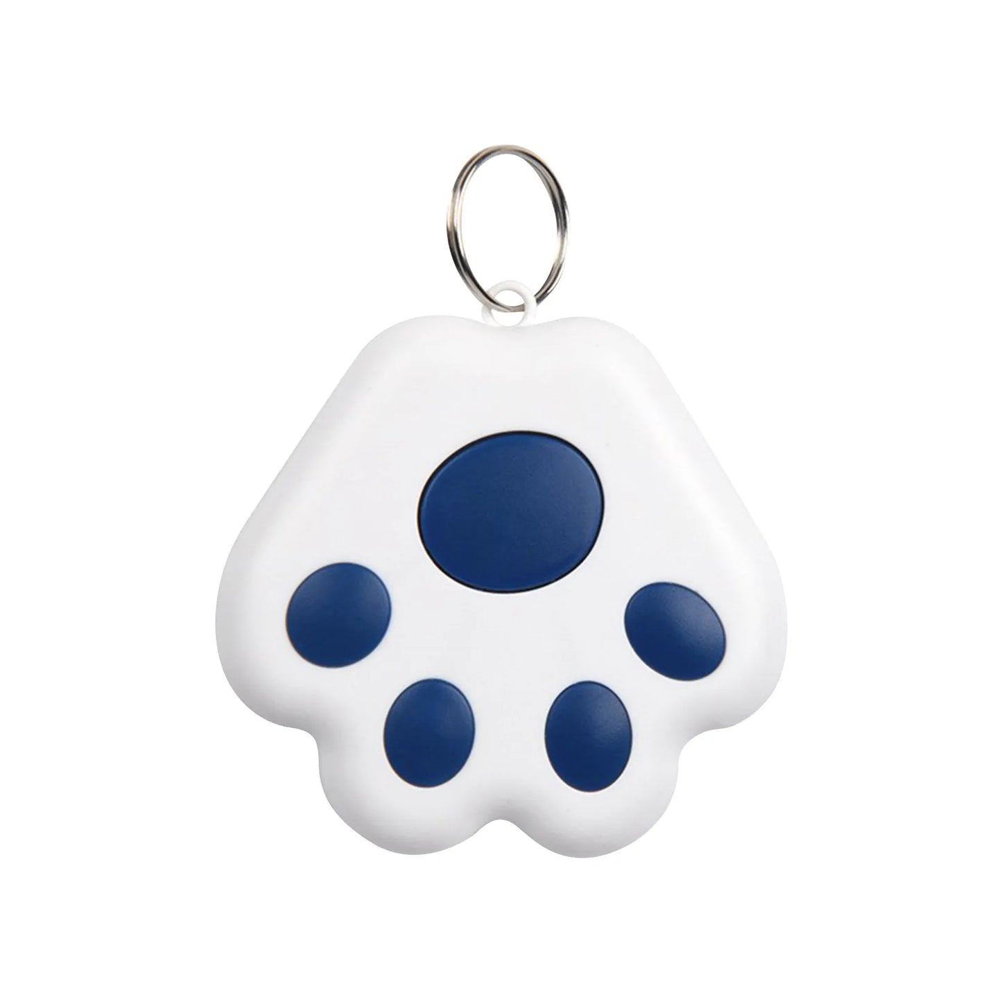 Dog Paw Shape Mini Smart GPS Tracker Keys Finder Locator Bluetooth anti Lost Alarm Sensor Device Tracker for Kids Pets Luggage