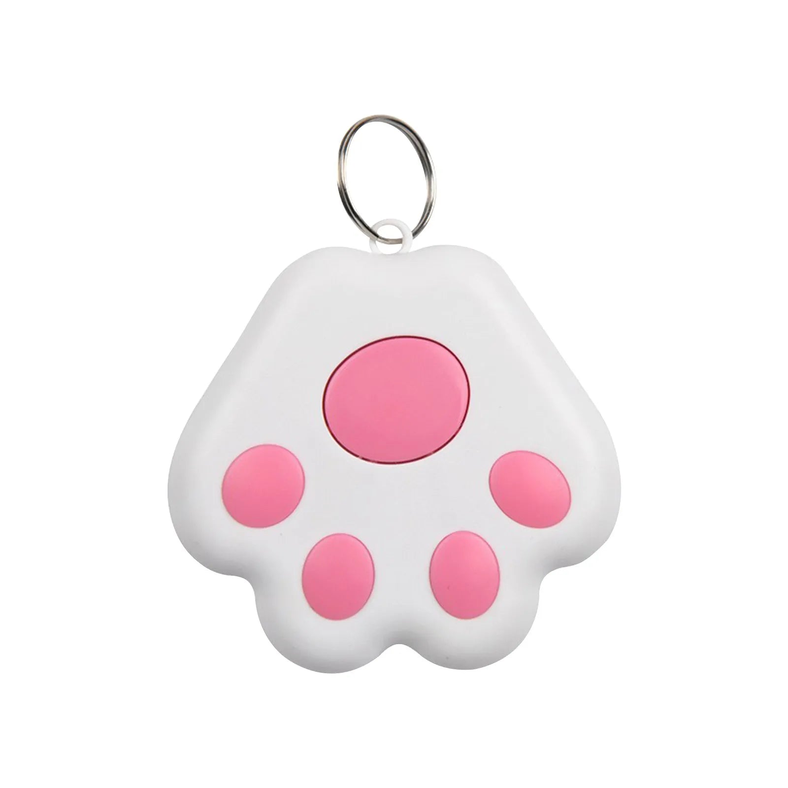 Dog Paw Shape Mini Smart GPS Tracker Keys Finder Locator Bluetooth anti Lost Alarm Sensor Device Tracker for Kids Pets Luggage