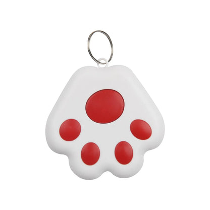 Dog Paw Shape Mini Smart GPS Tracker Keys Finder Locator Bluetooth anti Lost Alarm Sensor Device Tracker for Kids Pets Luggage